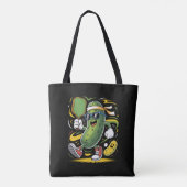 Dillgurke spielt Pickleball Tasche (Rückseite)