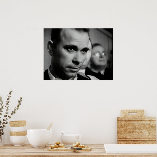 DILLINGER-GESICHT 1933 POSTER (Küche)