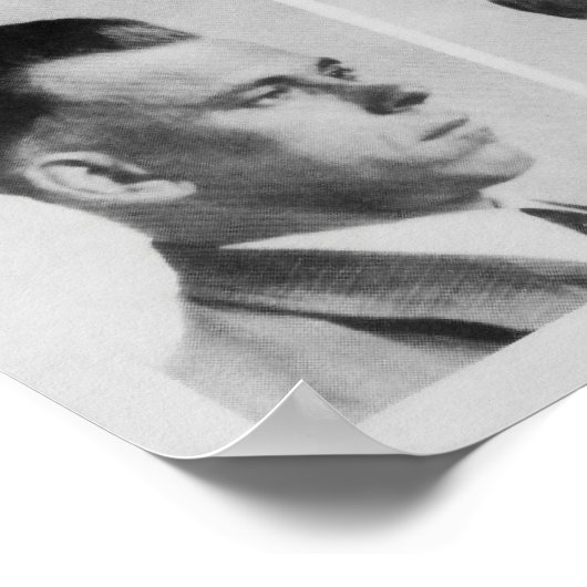 DILLINGER-GEWOLLT DOKUMENT 1933 POSTER (Ecke)