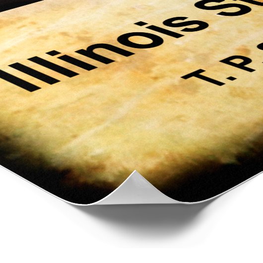 DILLINGER-GEWOLLT VERFAHREN - MAI 1934 POSTER (Ecke)