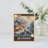 Dillingham, Alaska | Vintage Postkarte (Stehend Vorderseite)