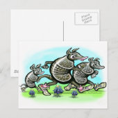 Dillo Family Postkarte (Vorne/Hinten)