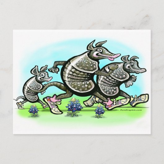 Dillo Family Postkarte (Vorderseite)