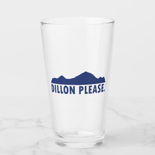 Dillon bitte glas (Vorderseite)