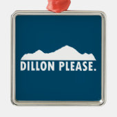Dillon bitte ornament aus metall (Vorne)