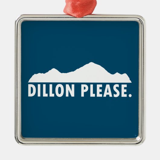 Dillon bitte ornament aus metall (Vorne)