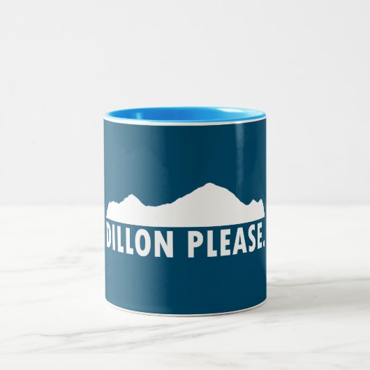 Dillon bitte zweifarbige tasse (Mittel)