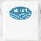 Dillon Colorado Außenbereich Ovaler Aufkleber (Tasche)