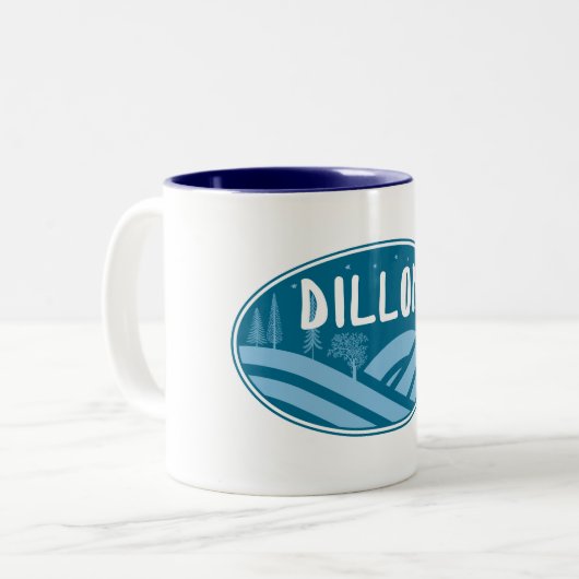 Dillon Colorado Außenbereich Zweifarbige Tasse (Vorderseite Links)