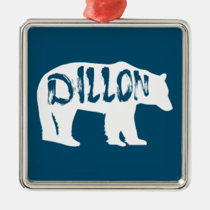 Dillon Colorado Bear Ornament Aus Metall