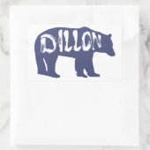 Dillon Colorado Bear Rechteckiger Aufkleber (Tasche)