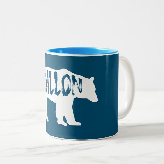 Dillon Colorado Bear Zweifarbige Tasse (VorderseiteRechts)