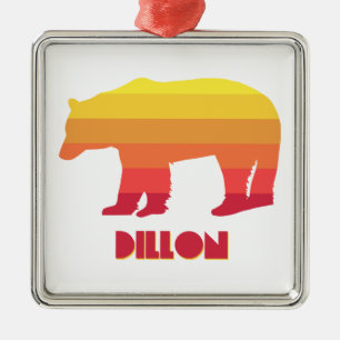 Dillon Colorado Regenbogenbär Ornament Aus Metall
