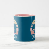 Dillon Colorado Retro Bear Zweifarbige Tasse (Mittel)