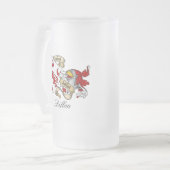 Dillon Crest Mattglas Bierglas (Vorderseite Links)