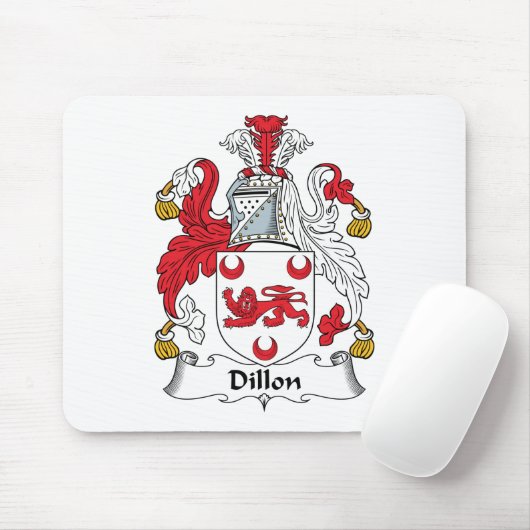 Dillon Familienwappen Mousepad (Mit Mouse)