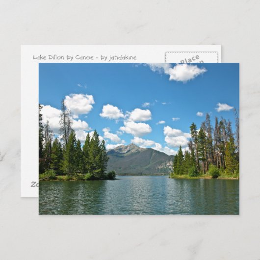 Dillon Reservoir by Canoe Postkarte (Vorne/Hinten)