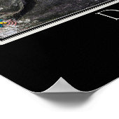 Dillon Reservoir Colorado Satellite Poster Karte (Ecke)