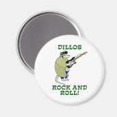Dillos Rock and Roll Magnet (Vorderseite/Rückseite)