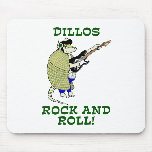 Dillos Rock-and-Roll Mousepad (Vorne)