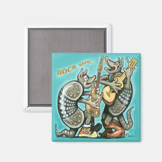 Dillos Rock Magnet (Vorderseite/Rückseite)