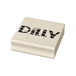 Dilly 2.5 x 2.5 Briefmarke Gummistempel