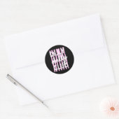 Dilly Dally Club Runder Aufkleber (Umschlag)