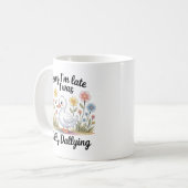 Dilly Dally Goose Tasse | Funny Late Coffee Cup (Vorderseite Links)