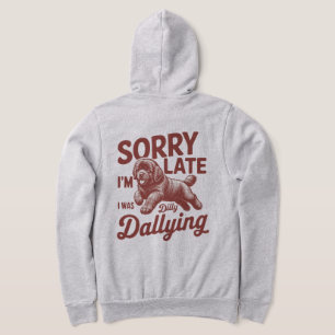 Dilly Dally Neufundländer-Welpe Hoodie