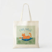 Dilly Dallying Orange Cat Tragetasche (Vorne)