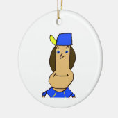 Dilly Keramik Circle Ornament (Links)