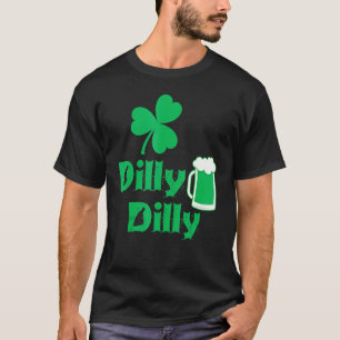 Dilly Kleeblatt Glückliches Irisches St. Patricks  T-Shirt