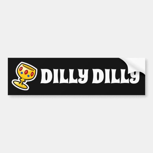 DillyDilly Autoaufkleber (Vorne)