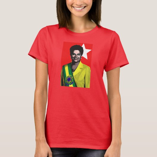 Dilma Presidente Brasilien 2014 Eleções T-Shirt (Vorderseite)