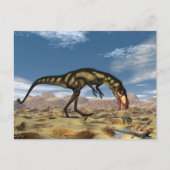 Dilong dinosaur - 3D rendern Postkarte (Vorderseite)