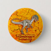Dilophosaurus Button (Vorderseite)