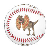Dilophosaurus-Cartoon Baseball (Vorderseite Links)