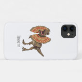 Dilophosaurus-Cartoon Case-Mate iPhone Hülle (Rückseite (Horizontal))