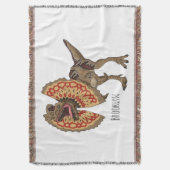 Dilophosaurus-Cartoon Decke (Vorderseite Vertikal)