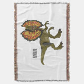 Dilophosaurus-Cartoon Decke (Vorderseite Vertikal)