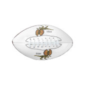 Dilophosaurus-Cartoon Football (Vorderseite)