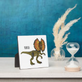 Dilophosaurus-Cartoon Fotoplatte (InSitu)