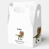 Dilophosaurus-Cartoon Geschenkschachtel (Geöffnet)