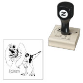 Dilophosaurus-Cartoon Gummistempel (Stempel)