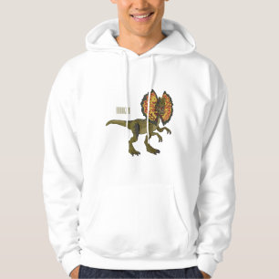 Dilophosaurus-Cartoon Hoodie