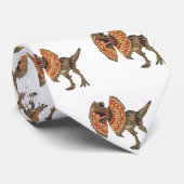 Dilophosaurus-Cartoon Krawatte (Gerollt)