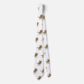 Dilophosaurus-Cartoon Krawatte (Vorderseite)