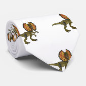 Dilophosaurus-Cartoon Krawatte (Gerollt)