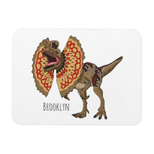 Dilophosaurus-Cartoon Magnet