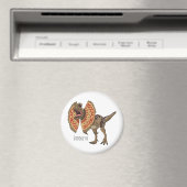 Dilophosaurus-Cartoon Magnet (In Situ (Geschirrspüler))